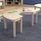 Flash Furniture 29.5 in W, 59 in L, 18 in H, Beechwood, Birch Plywood, Beech MK-ME088014-GG - alternate 7